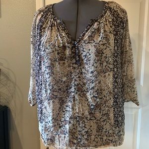 3/4 length sleeve blouse